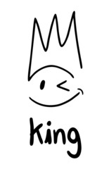 King face symbol