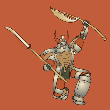 recommend clip art: Shogun vector illustration