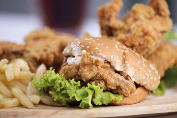 Chicken burger