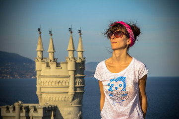 Obraz premium Attractive young girl 
