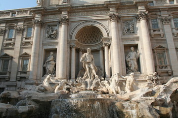トレビの泉　トレヴィの泉　Trevi Fountain　　Fontana di Trevi