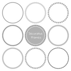 Set of decorative frames