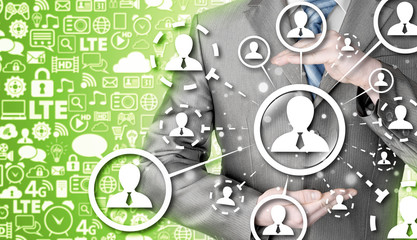 protect social connection concept