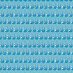 Pattern of blue water drop