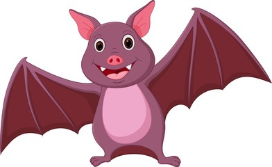 Happy Bat cartoon