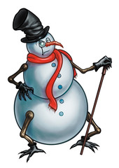 Funny Snowman