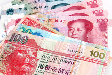 Chinese Yuan vs Hong Kong Dollars