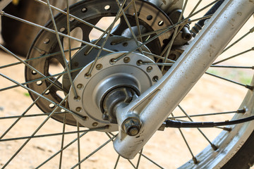  braking system with a motorcycle