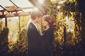 Fototapeta premium sunny couple with love