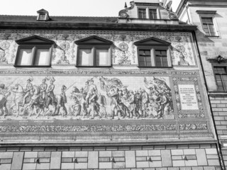  Fuerstenzug Procession of Princes in Dresden, Germany