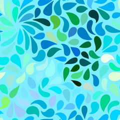 Seamless abstract floral pattern