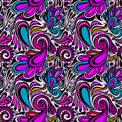 Paisley seamless pattern