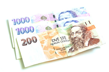 Two thousand and two hundred Czech crowns
