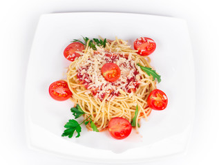 Pasta with tomato sauce