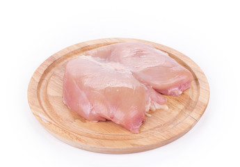 Raw chicken breast