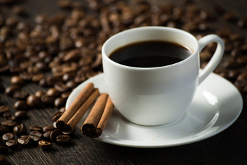 cup of black coffee