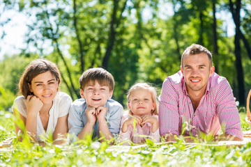 Fototapeta premium Weekend z rodziną