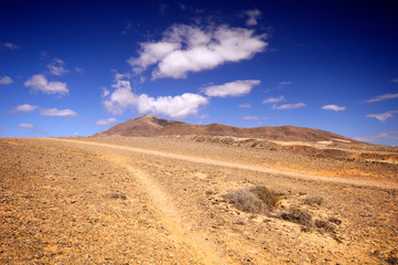 Landscape in los Ajaches, Punta Papagayo.Canary islands, Lanzaro