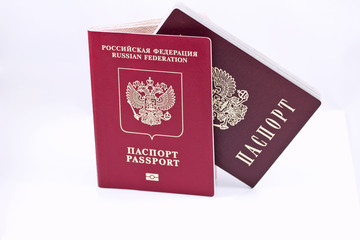 Domestic and foreign passports Russia