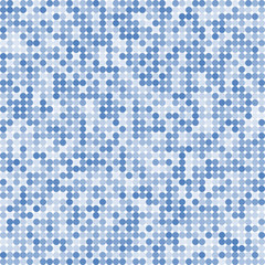 Pattern of the abstract circle, blue background