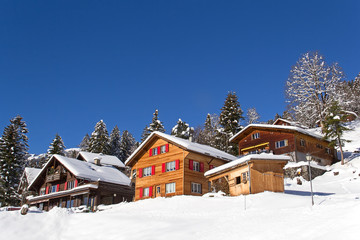 Winter in the alps