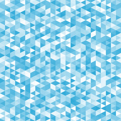 Geometric mess of blue triangles elements