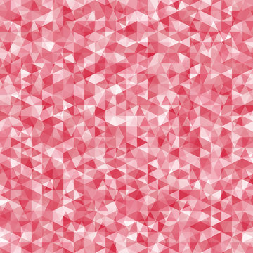Geometric disorder of the red triangles pattern