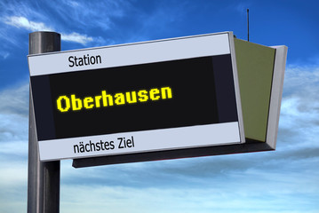 Anzeigetafel 6 - Oberhausen