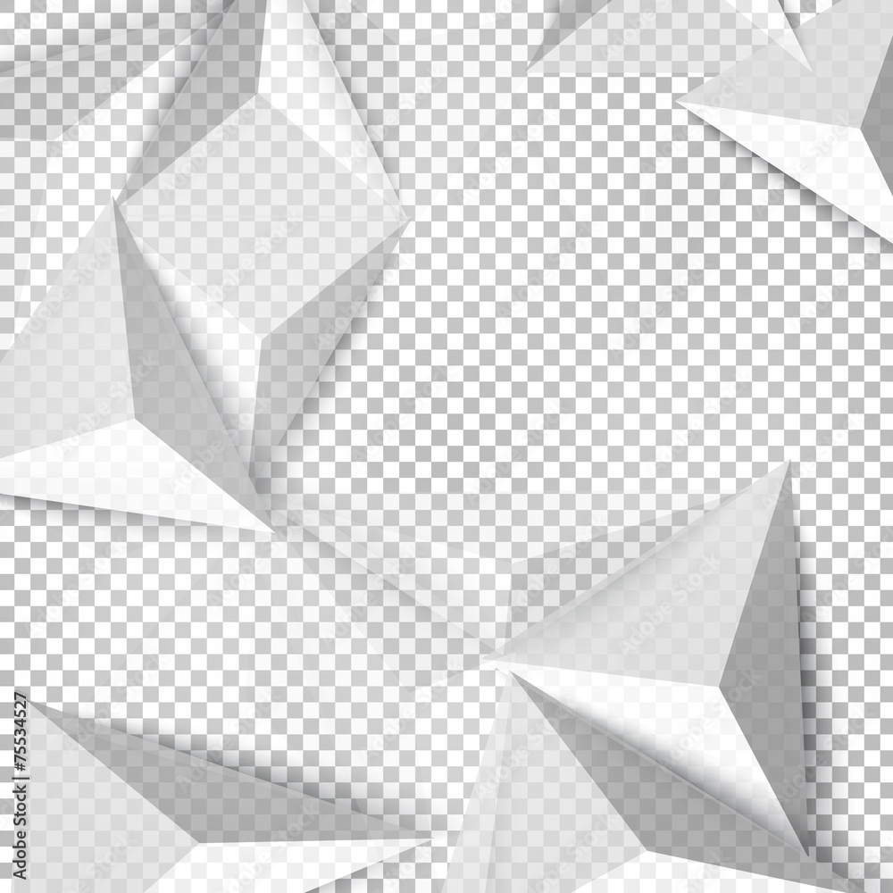 Wall mural vector background abstract polygon triangle.