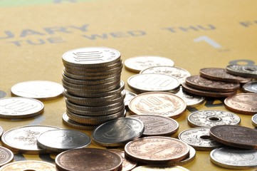 お金とカレンダー