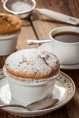 Muffins and coffee