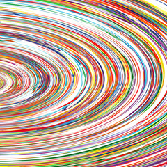 Abstract rainbow curved stripes color line background 