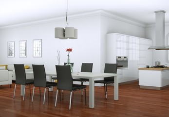 moderne Wohnung Interieur Design