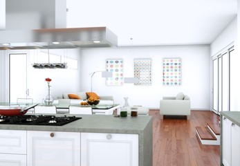 moderne Wohnung Interieur Design