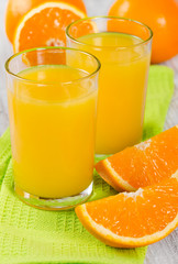 Fresh orange juice