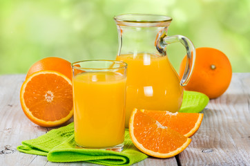 Fresh orange juice