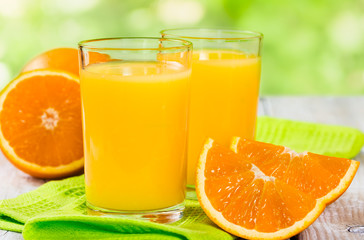 Fresh orange juice