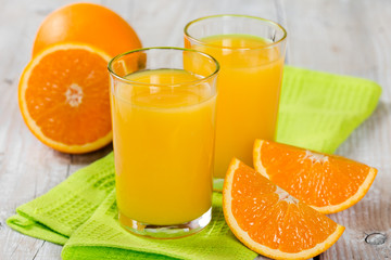 Fresh orange juice