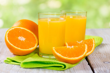 Fresh orange juice