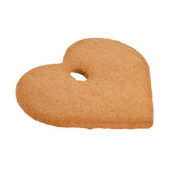 Christmas decoration: heart shaped gingerbread
