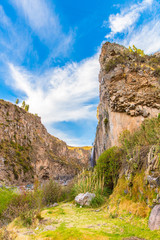 Beautiful mountain view in Colca Canyon, Peru in South America