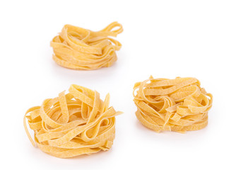 Dry tagliatelle nest.