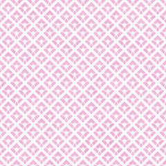 Pink and White Diagonal Squares Tiles Pattern Repeat Background
