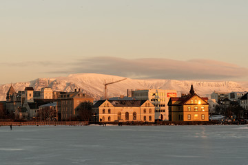 Street view in Reykjavik