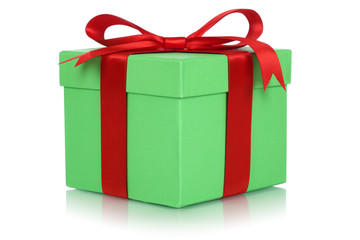 Geschenk mit Schleife für Geschenke zum Geburtstag oder Valenti