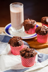 chocolate muffins