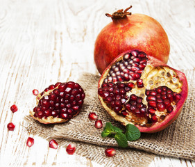 pomegranates