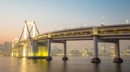 Tokyo Bay at Rainbow Bridge