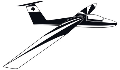 Pilatus B4 Airplane Segelflugzeug