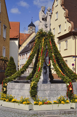Österlicher Marienbrunnen in Öttingen